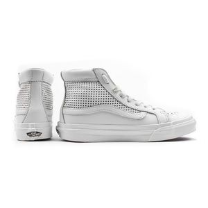 VANS Leather Sk8-hi perforated sneakers